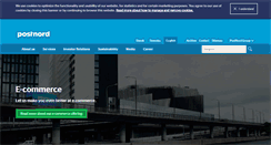 Desktop Screenshot of postnord.com