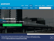 Tablet Screenshot of postnord.com